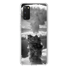 DistinctInk® Clear Shockproof Hybrid Case for Apple iPhone / Samsung Galaxy / Google Pixel - Nuclear Mushroom Cloud