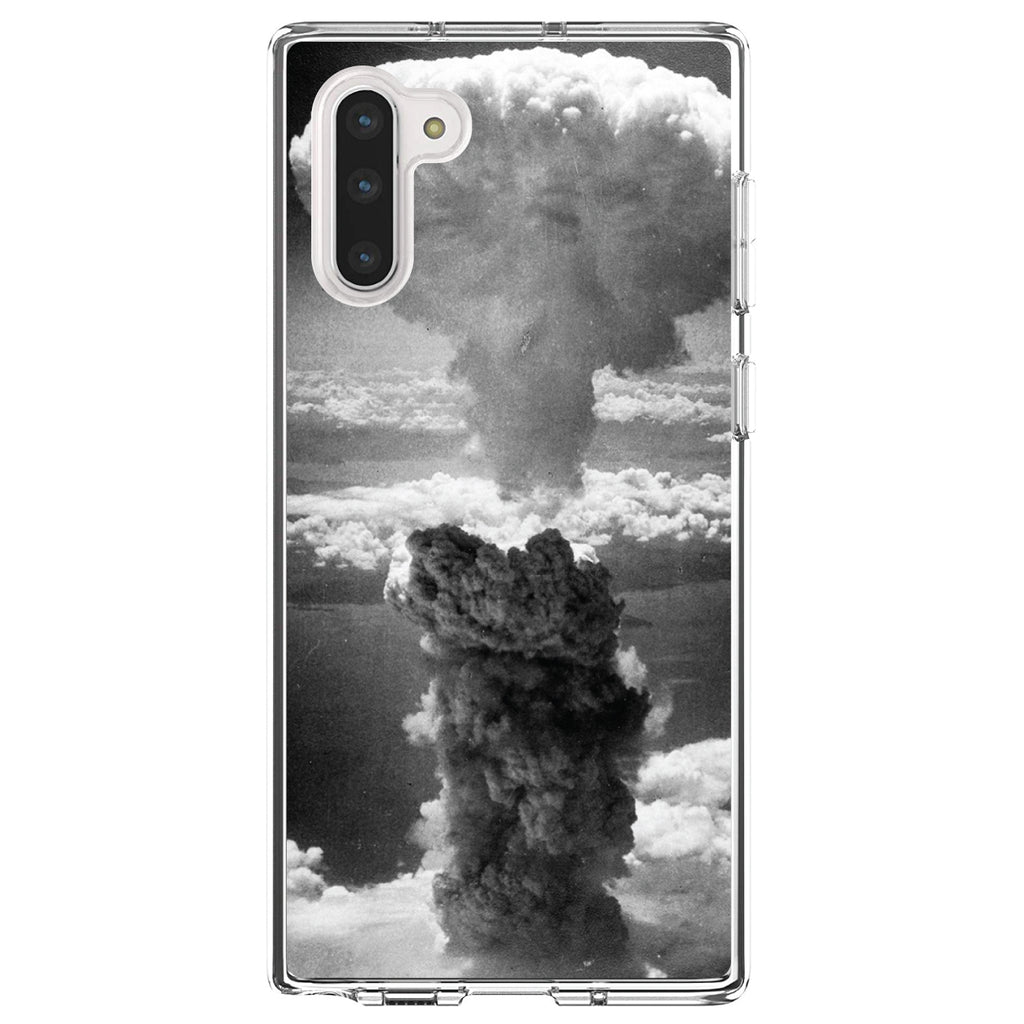 Nuclear Mushroom Cloud Clear Shockproof iPhone Case, view 9