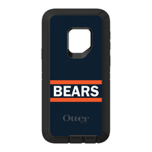 DistinctInk™ OtterBox Defender Series Case for Apple iPhone / Samsung Galaxy / Google Pixel - Orange Navy Bears