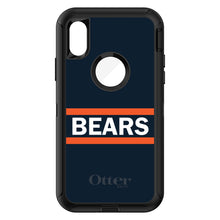 DistinctInk™ OtterBox Defender Series Case for Apple iPhone / Samsung Galaxy / Google Pixel - Orange Navy Bears