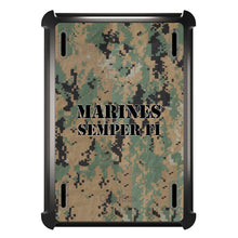 DistinctInk™ OtterBox Defender Series Case for Apple iPad / iPad Pro / iPad Air / iPad Mini - Camo Marines Semper Fi