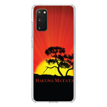 DistinctInk® Clear Shockproof Hybrid Case for Apple iPhone / Samsung Galaxy / Google Pixel - Hakuna Matata