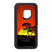 DistinctInk™ OtterBox Defender Series Case for Apple iPhone / Samsung Galaxy / Google Pixel - Hakuna Matata