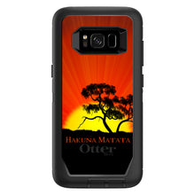 DistinctInk™ OtterBox Defender Series Case for Apple iPhone / Samsung Galaxy / Google Pixel - Hakuna Matata