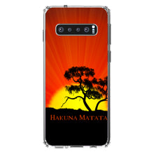 DistinctInk® Clear Shockproof Hybrid Case for Apple iPhone / Samsung Galaxy / Google Pixel - Hakuna Matata