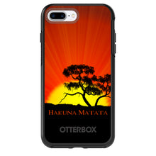 DistinctInk™ OtterBox Symmetry Series Case for Apple iPhone / Samsung Galaxy / Google Pixel - Hakuna Matata