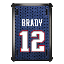 DistinctInk™ OtterBox Defender Series Case for Apple iPad / iPad Pro / iPad Air / iPad Mini - Brady 12 Jersey