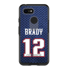 DistinctInk™ OtterBox Symmetry Series Case for Apple iPhone / Samsung Galaxy / Google Pixel - Brady 12 Jersey