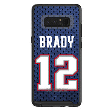 DistinctInk™ OtterBox Symmetry Series Case for Apple iPhone / Samsung Galaxy / Google Pixel - Brady 12 Jersey
