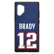 DistinctInk™ OtterBox Symmetry Series Case for Apple iPhone / Samsung Galaxy / Google Pixel - Brady 12 Jersey