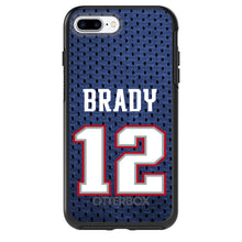 DistinctInk™ OtterBox Symmetry Series Case for Apple iPhone / Samsung Galaxy / Google Pixel - Brady 12 Jersey