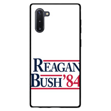 DistinctInk® Hard Plastic Snap-On Case for Apple iPhone or Samsung Galaxy - Reagan Bush 1984