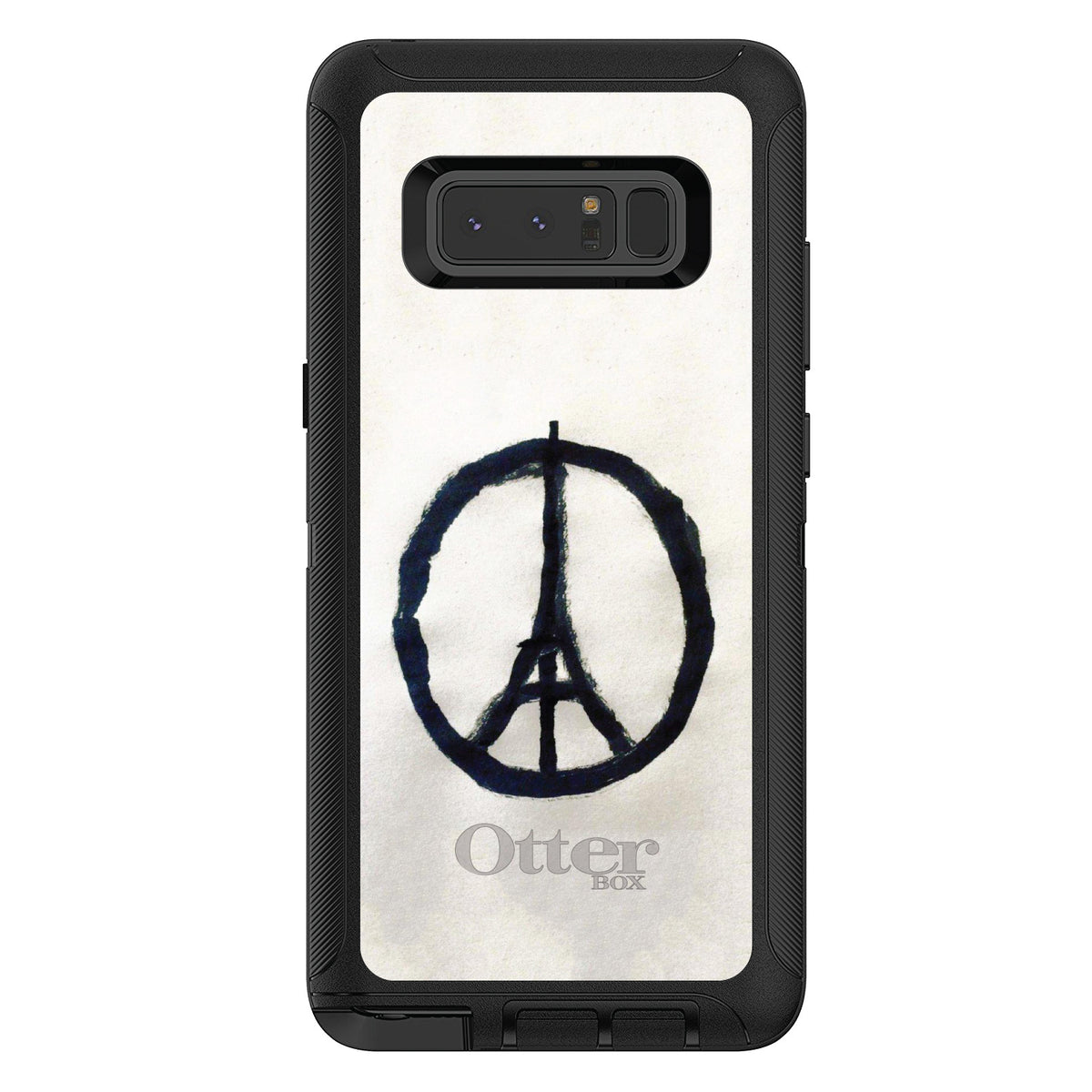 Paris Peace Symbol OtterBox Defender Case for iPhone & Galaxy, view 17