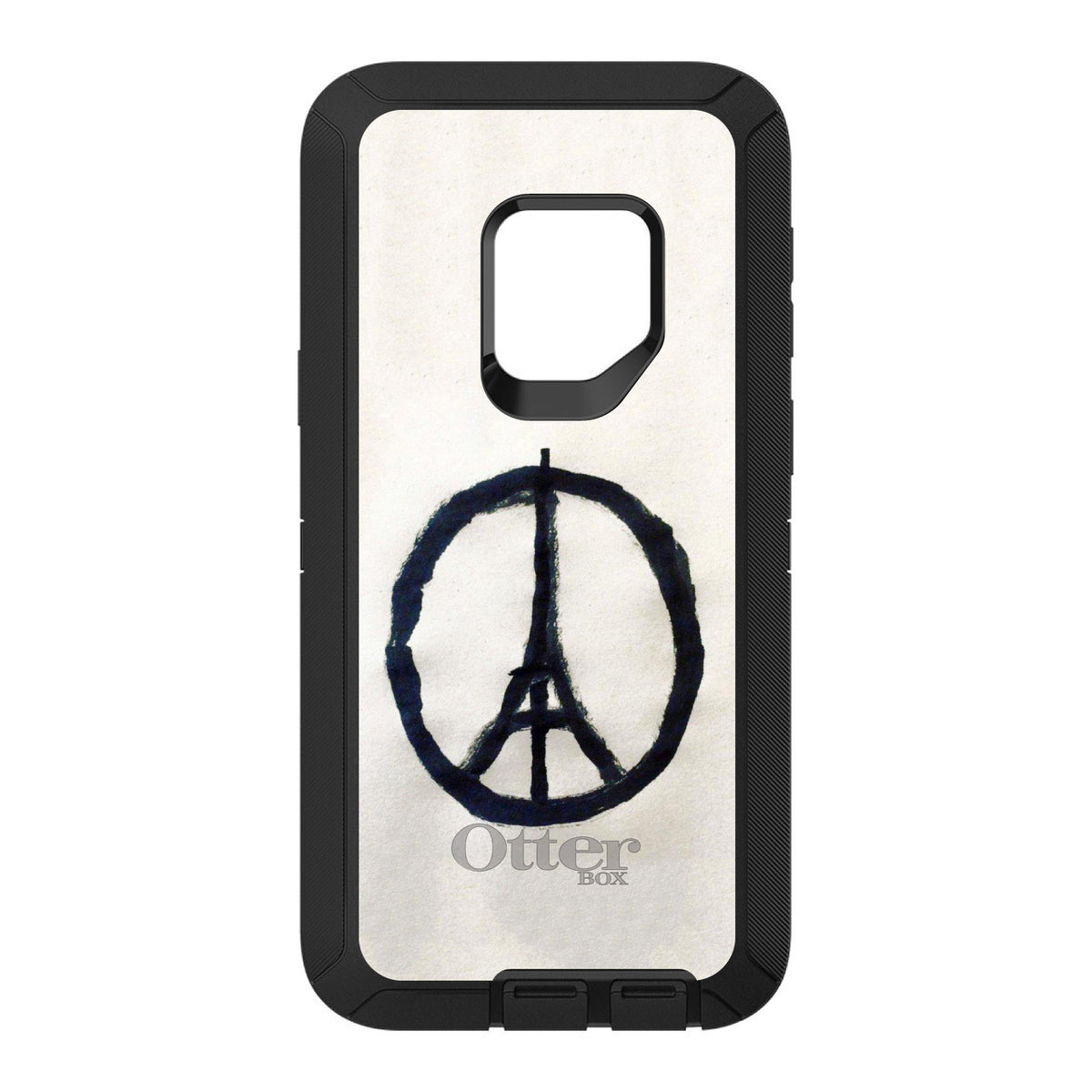 Paris Peace Symbol OtterBox Defender Case for iPhone & Galaxy, view 11