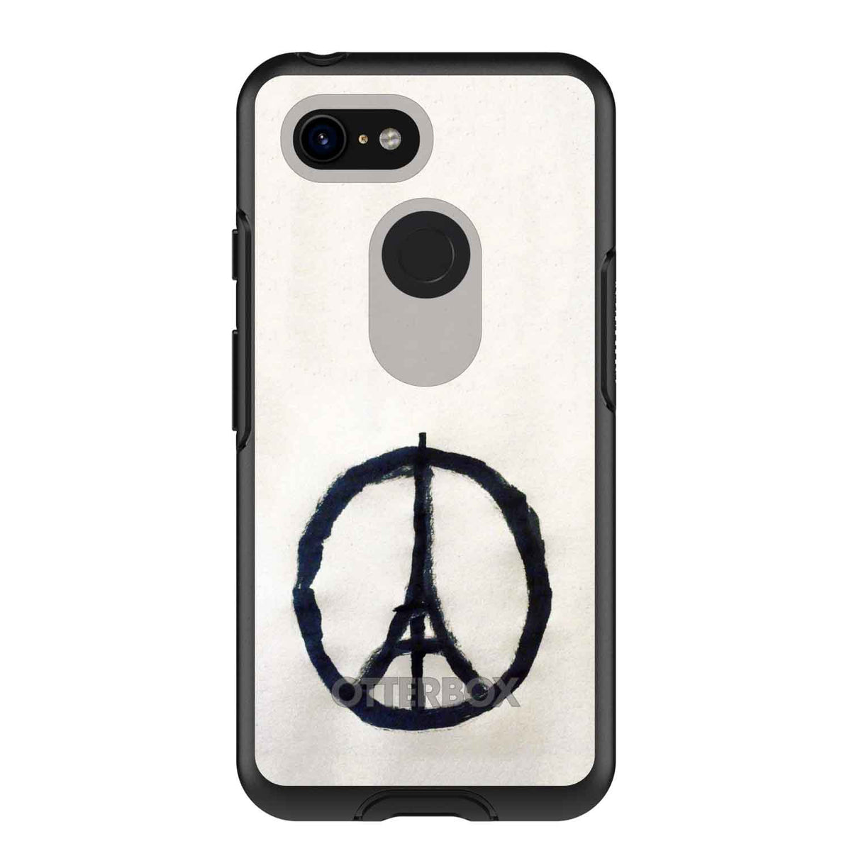 Paris Peace Symbol OtterBox Symmetry Case for iPhone & Galaxy, view 15