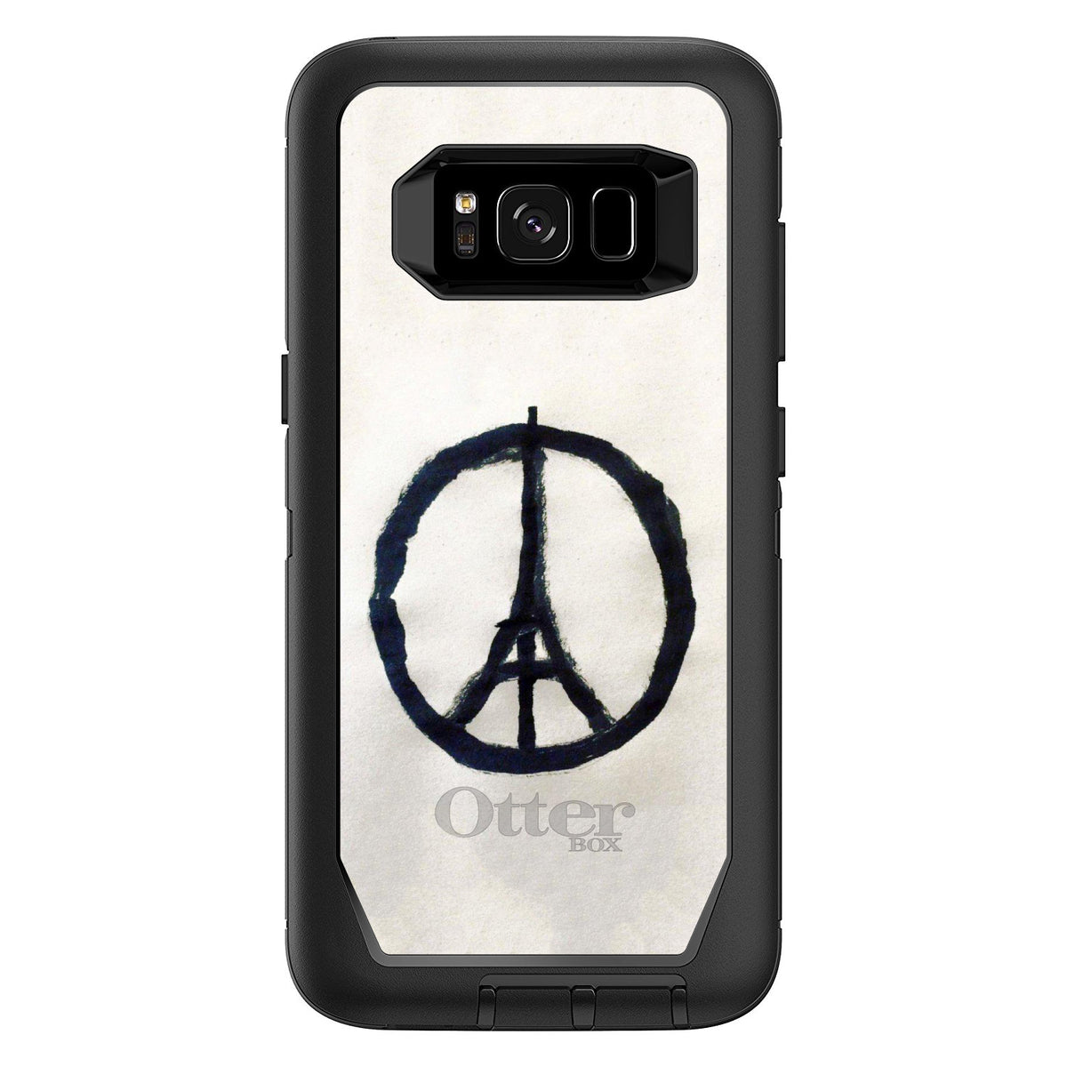 Paris Peace Symbol OtterBox Defender Case for iPhone & Galaxy, view 12