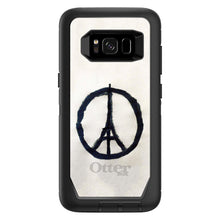 DistinctInk™ OtterBox Defender Series Case for Apple iPhone / Samsung Galaxy / Google Pixel - Paris Peace Symbol