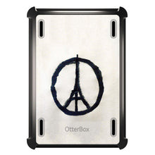 DistinctInk™ OtterBox Defender Series Case for Apple iPad / iPad Pro / iPad Air / iPad Mini - Paris Peace Symbol