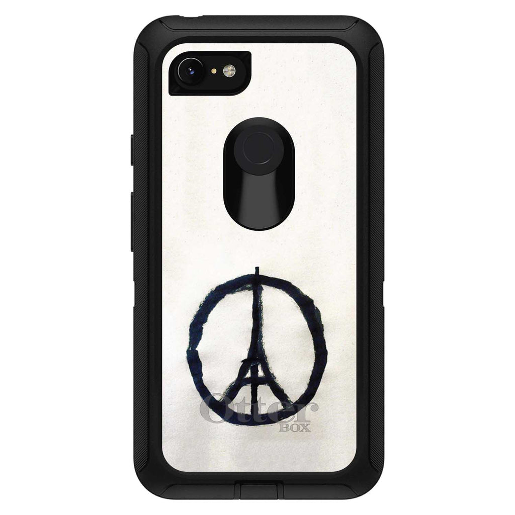 Paris Peace Symbol OtterBox Defender Case for iPhone & Galaxy, view 18