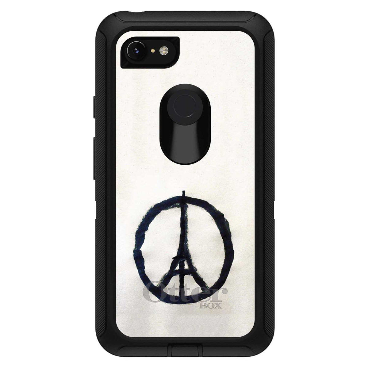 Paris Peace Symbol OtterBox Defender Case for iPhone & Galaxy, view 18