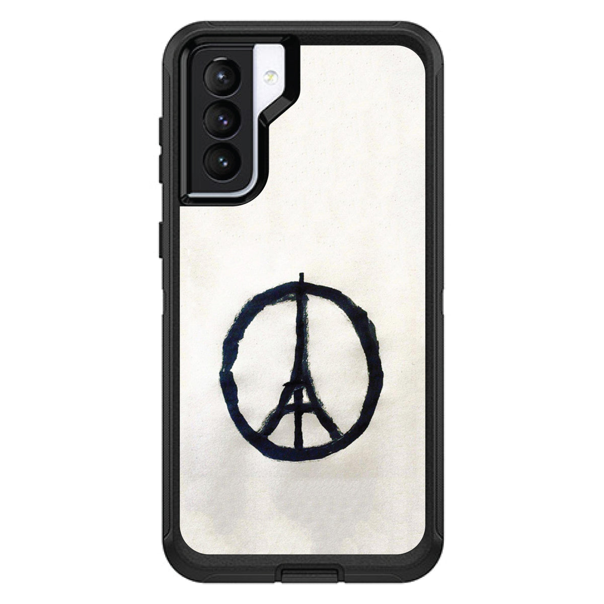 Paris Peace Symbol OtterBox Defender Case for iPhone & Galaxy, view 5