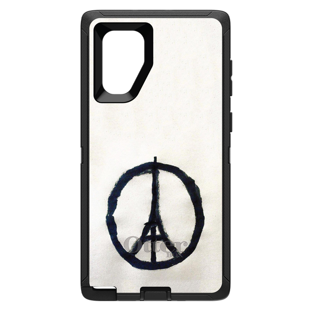 Paris Peace Symbol OtterBox Defender Case for iPhone & Galaxy, view 14