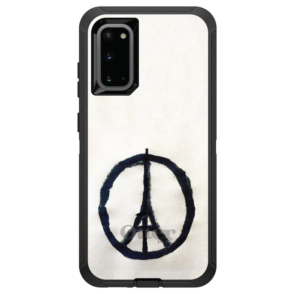 Paris Peace Symbol OtterBox Defender Case for iPhone & Galaxy, view 8