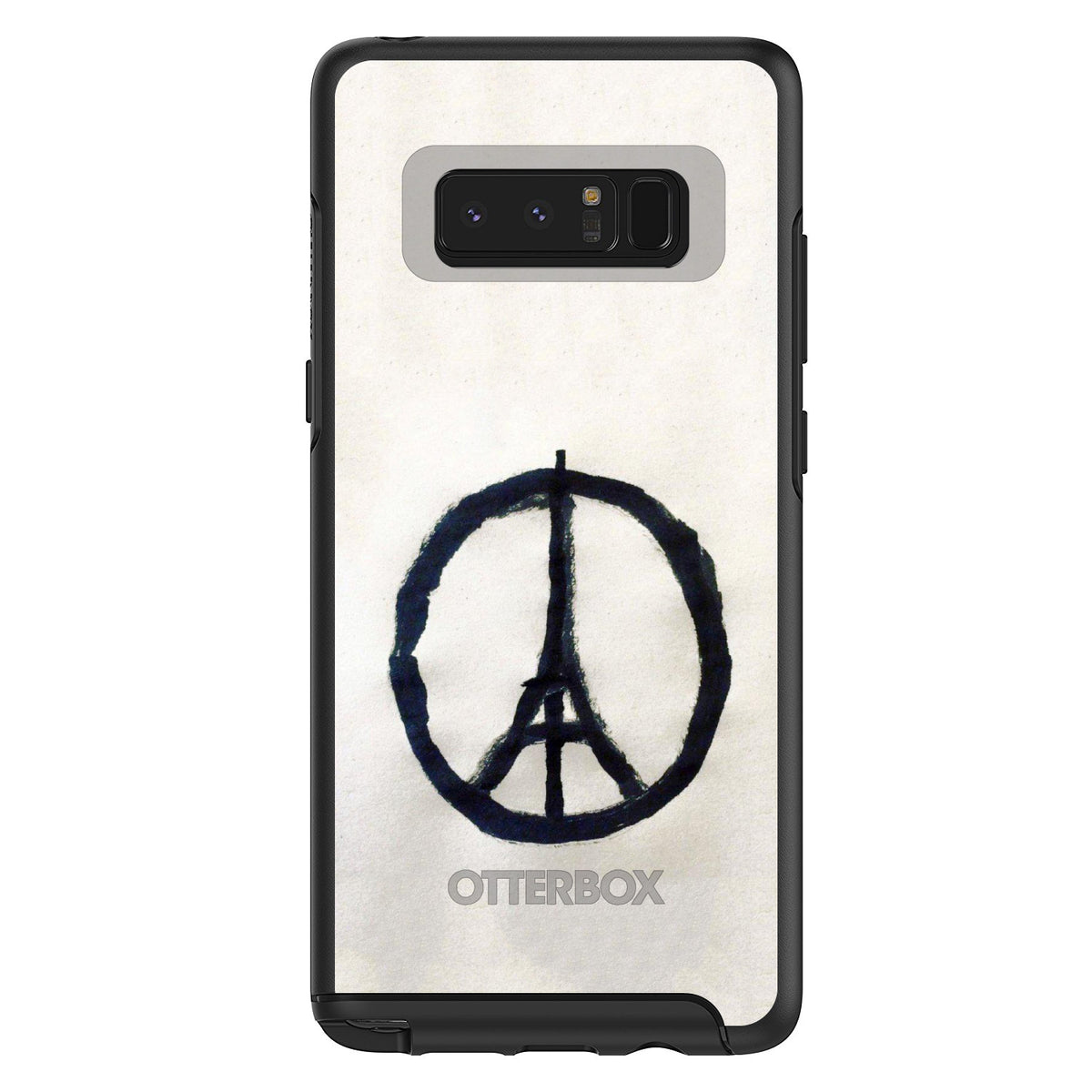 Paris Peace Symbol OtterBox Symmetry Case for iPhone & Galaxy, view 14