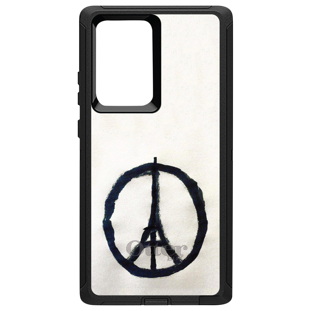 Paris Peace Symbol OtterBox Defender Case for iPhone & Galaxy, view 13