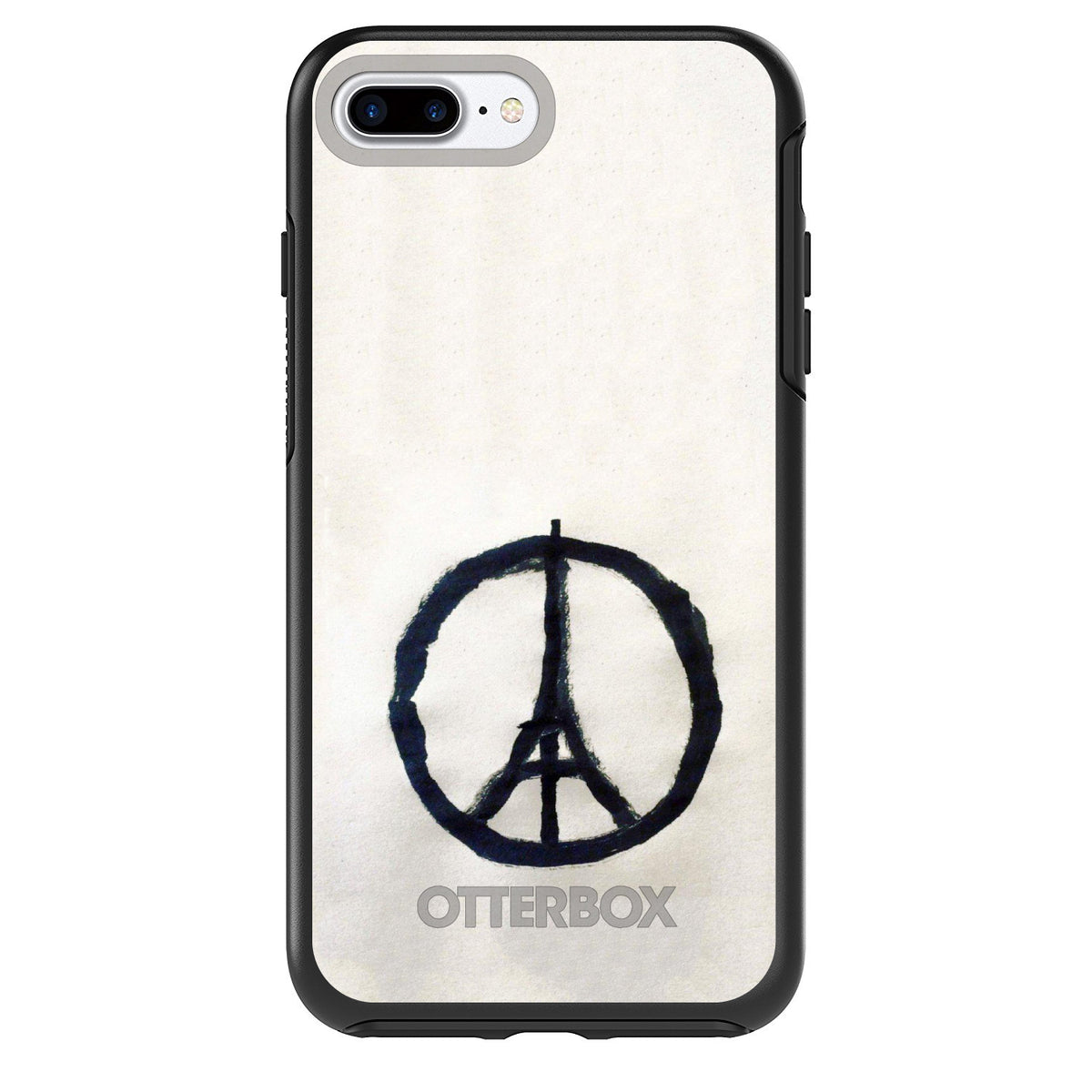 Paris Peace Symbol OtterBox Symmetry Case for iPhone & Galaxy, view 2