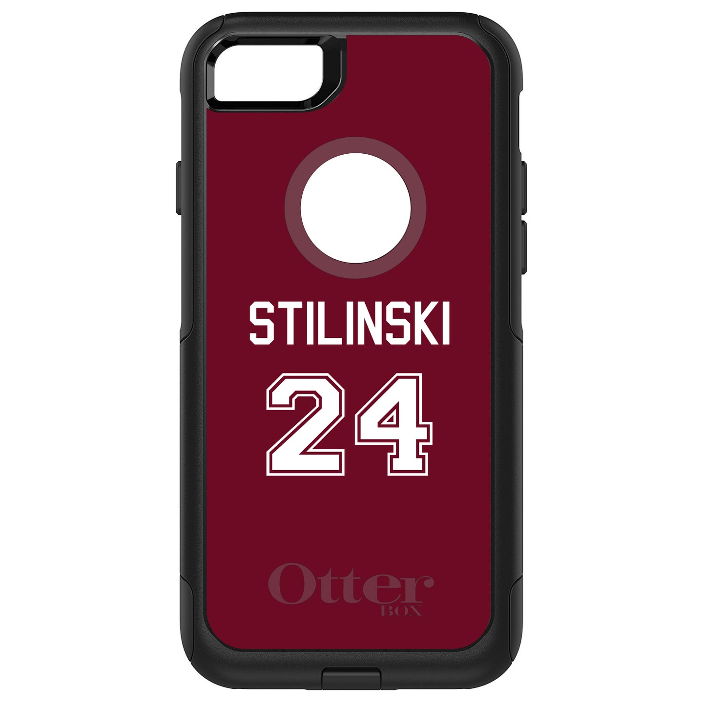 DistinctInk™ OtterBox Commuter Series Case for Apple iPhone or Samsung Galaxy - Stilinski 24