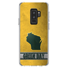 DistinctInk® Clear Shockproof Hybrid Case for Apple iPhone / Samsung Galaxy / Google Pixel - Green Bay Wisconsin