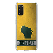 DistinctInk® Clear Shockproof Hybrid Case for Apple iPhone / Samsung Galaxy / Google Pixel - Green Bay Wisconsin