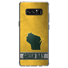 DistinctInk® Clear Shockproof Hybrid Case for Apple iPhone / Samsung Galaxy / Google Pixel - Green Bay Wisconsin