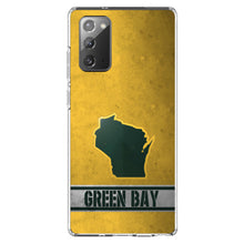DistinctInk® Clear Shockproof Hybrid Case for Apple iPhone / Samsung Galaxy / Google Pixel - Green Bay Wisconsin