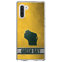 DistinctInk® Clear Shockproof Hybrid Case for Apple iPhone / Samsung Galaxy / Google Pixel - Green Bay Wisconsin