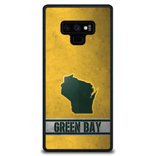 DistinctInk® Hard Plastic Snap-On Case for Apple iPhone or Samsung Galaxy - Green Bay Wisconsin