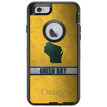 DistinctInk™ OtterBox Defender Series Case for Apple iPhone / Samsung Galaxy / Google Pixel - Green Bay Wisconsin