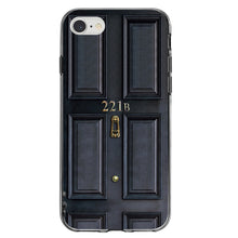 DistinctInk® Clear Shockproof Hybrid Case for Apple iPhone / Samsung Galaxy / Google Pixel - 221b Baker Street