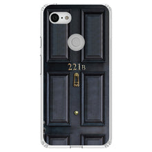 DistinctInk® Clear Shockproof Hybrid Case for Apple iPhone / Samsung Galaxy / Google Pixel - 221b Baker Street
