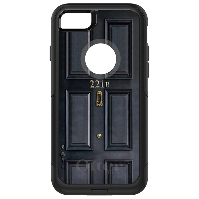 DistinctInk OtterBox Commuter Series Case for Apple iPhone or Samsung Galaxy - 221b Baker Street
