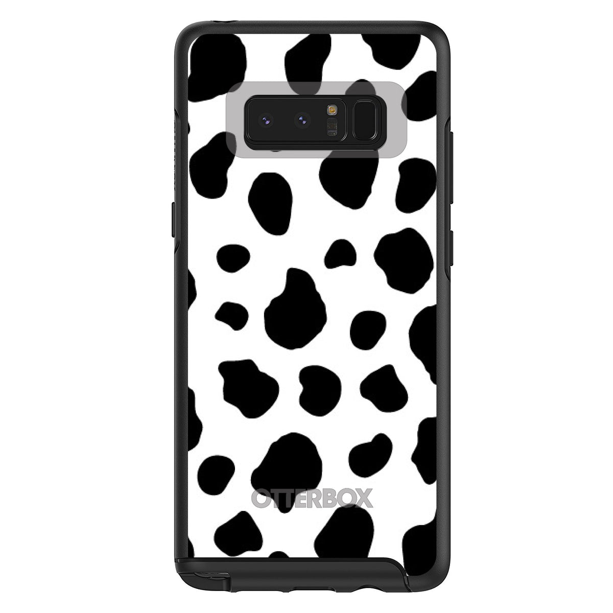 Black White Cow Dalmatian Spots OtterBox Symmetry Case for iPhone & Galaxy, view 14