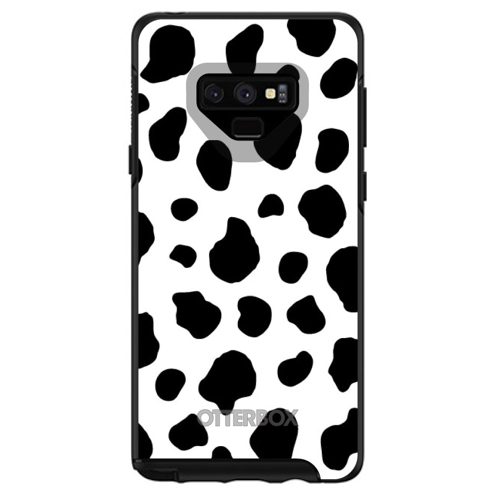 Black White Cow Dalmatian Spots OtterBox Symmetry Case for iPhone & Galaxy, view 13