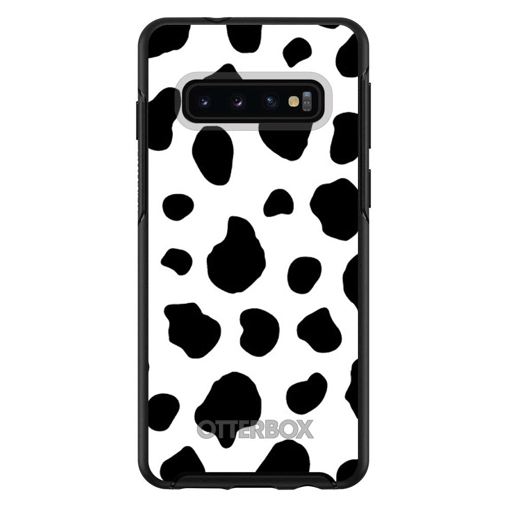 Black White Cow Dalmatian Spots OtterBox Symmetry Case for iPhone & Galaxy, view 6