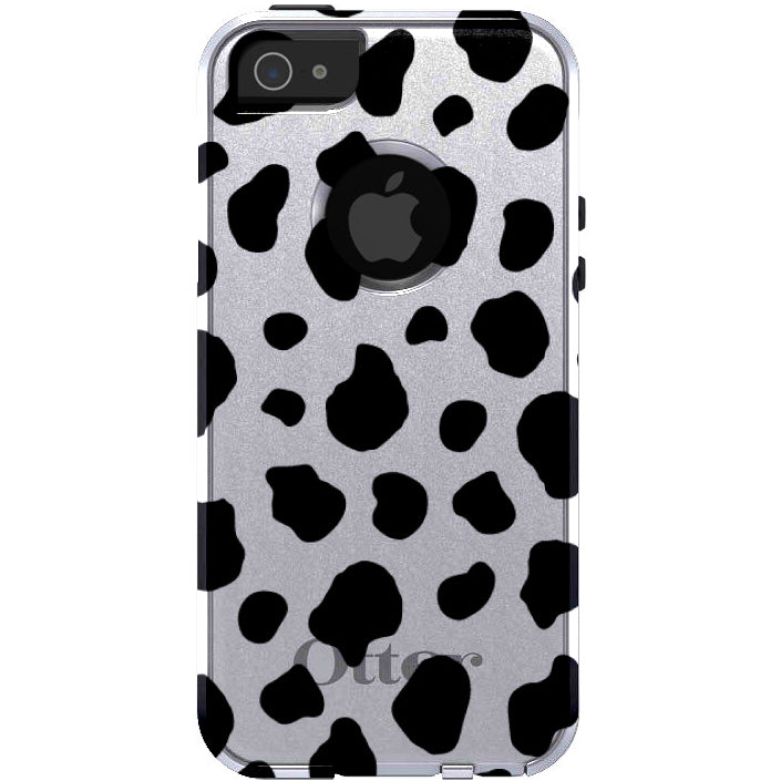 Black White Cow Dalmatian Spots OtterBox Commuter Case for iPhone & Galaxy, view 5