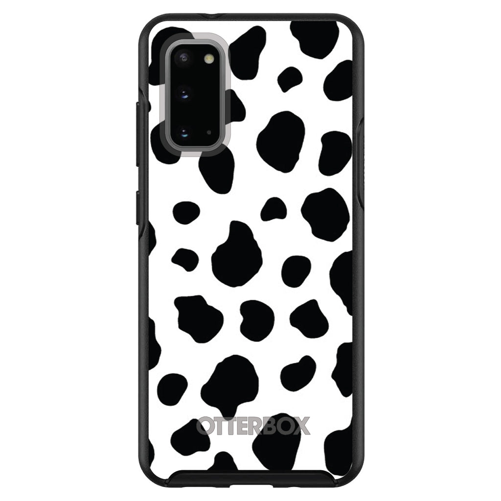 Black White Cow Dalmatian Spots OtterBox Symmetry Case for iPhone & Galaxy, view 5