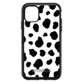 Black White Cow Dalmatian Spots OtterBox Symmetry Case for iPhone & Galaxy