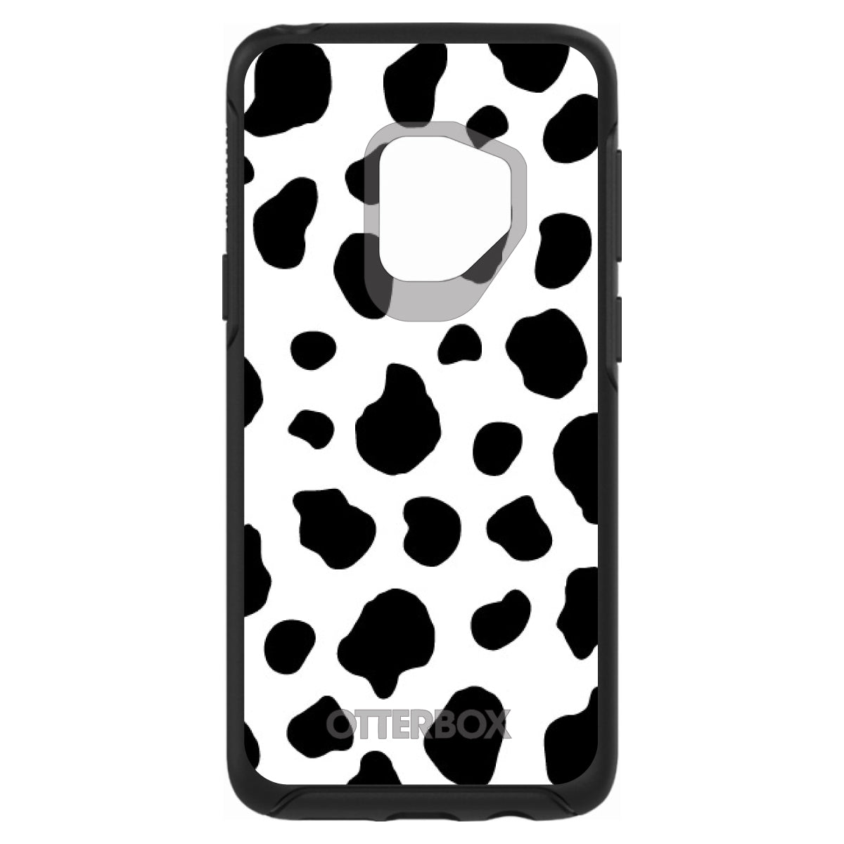Black White Cow Dalmatian Spots OtterBox Symmetry Case for iPhone & Galaxy, view 8