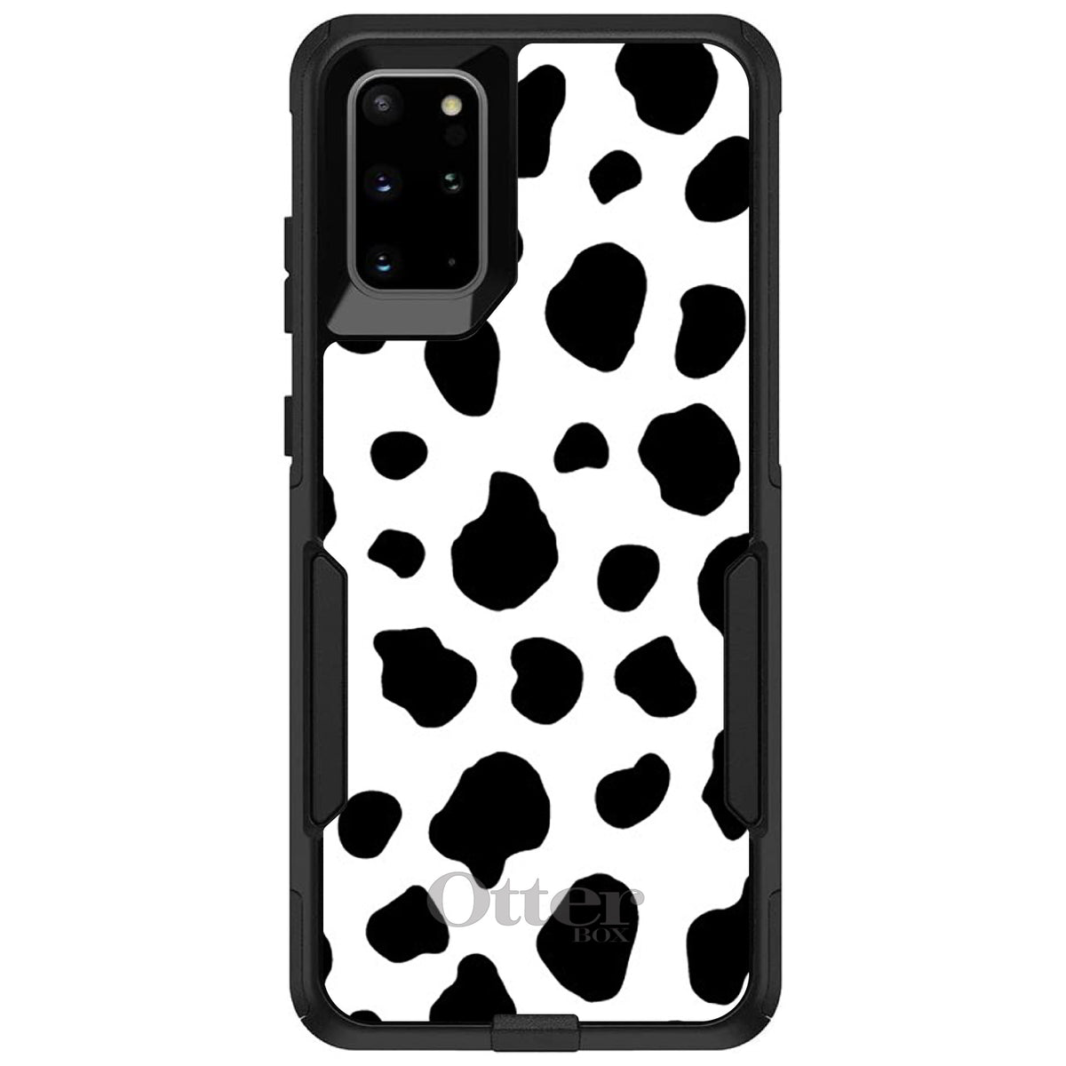 Black White Cow Dalmatian Spots OtterBox Commuter Case for iPhone & Galaxy, view 6