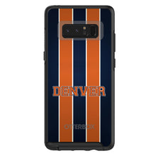 DistinctInk™ OtterBox Symmetry Series Case for Apple iPhone / Samsung Galaxy / Google Pixel - Orange Navy Broncos